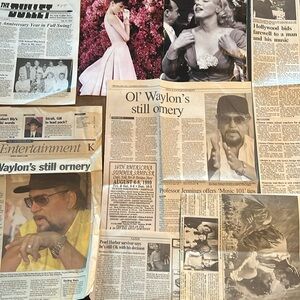 Vintage Newspaper Clippings Collection